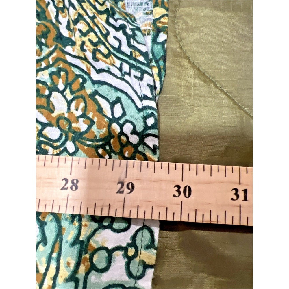 City Chic Paisley Boho Blouse Women's 1X Viscose India Loop Button V‑Neck Top - Picture 11 of 14